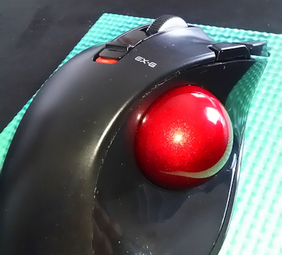 エレコム ワイヤレストラックボールマウス(左手・親指操作タイプ) M-XT4DRBK-G